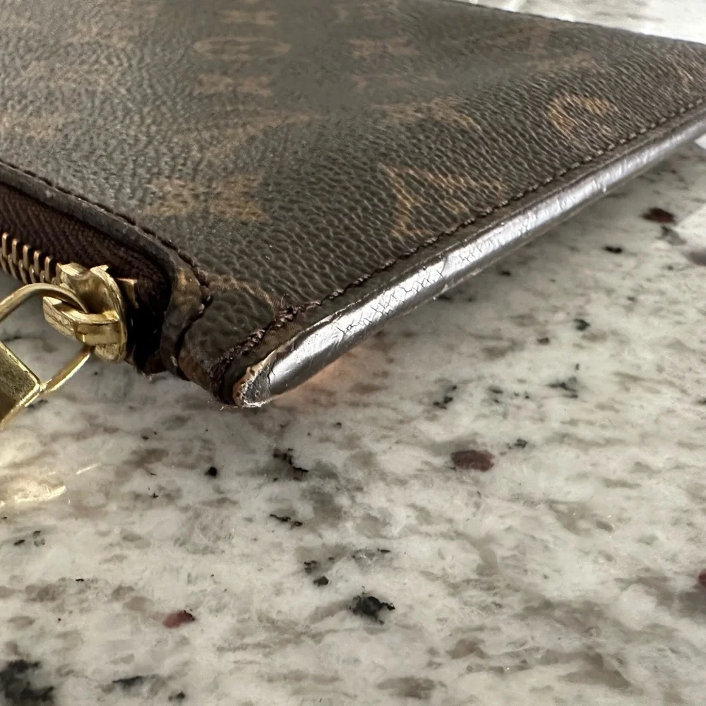 Authentic Louis Vuitton Monogram Oversized‎ Zip Pouch Bag